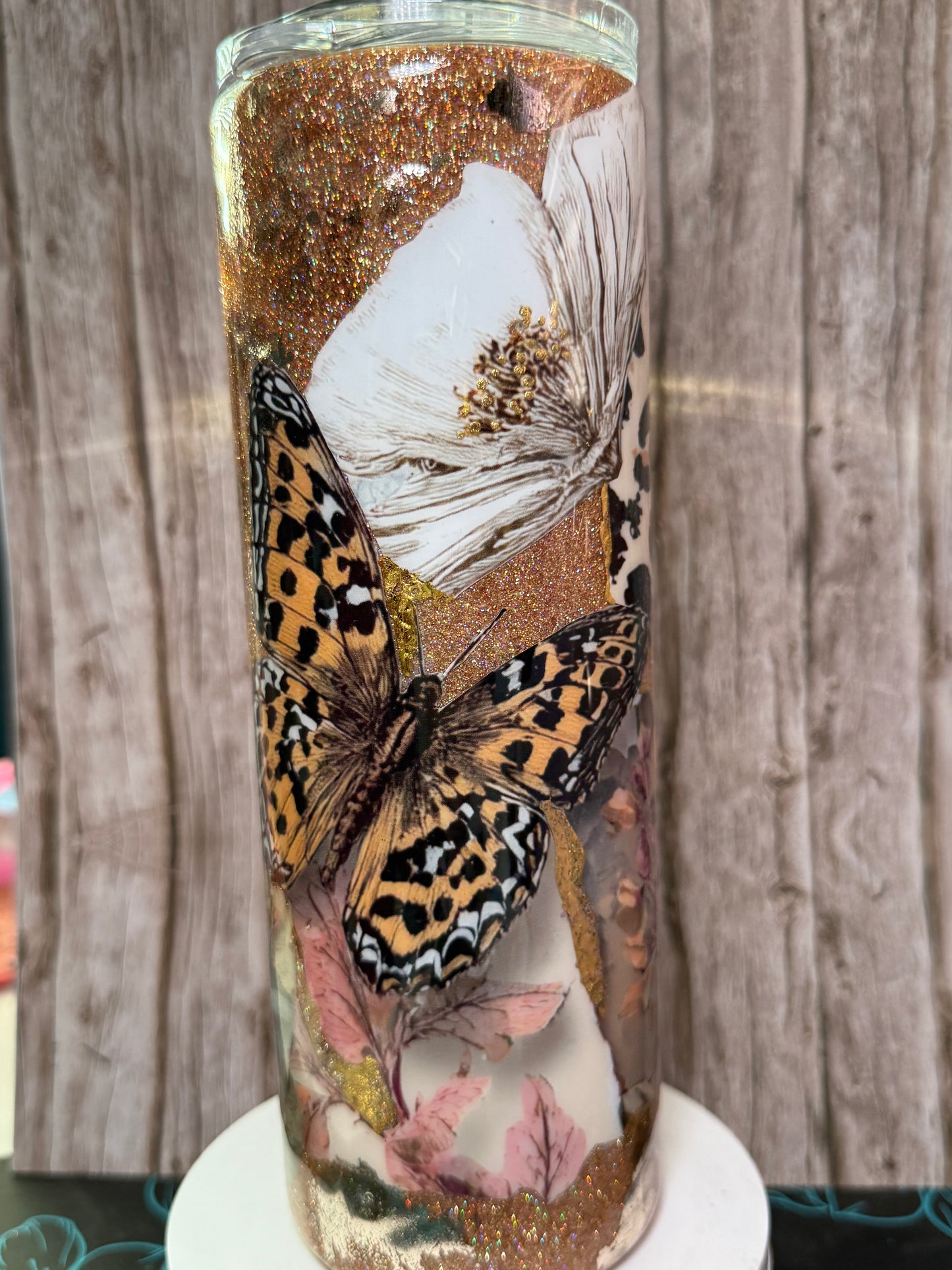 butterfly tumbler