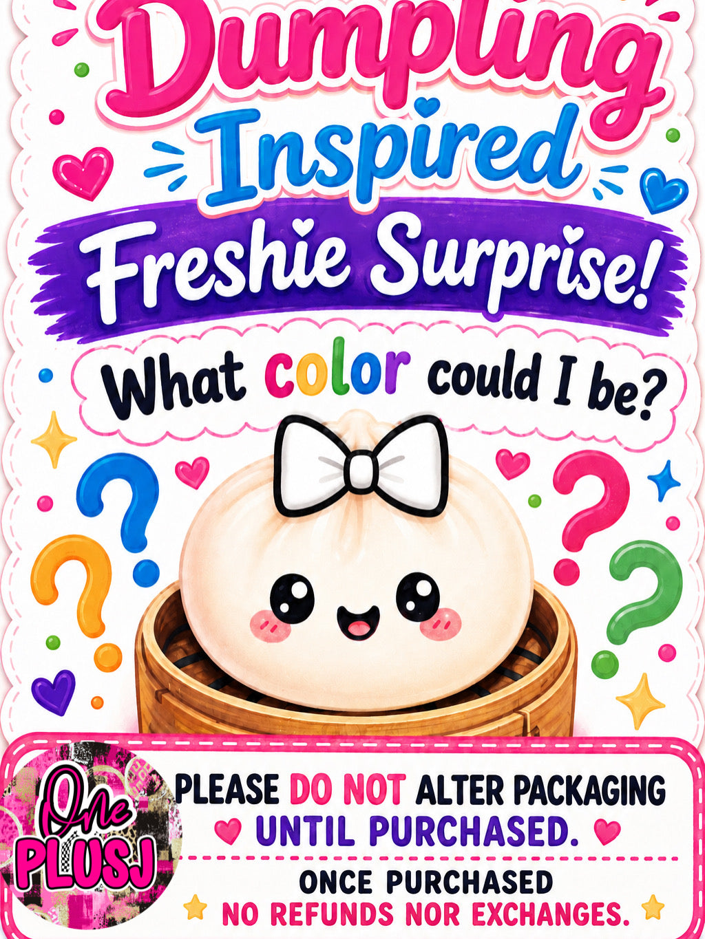 Dumpling blind bag freshie