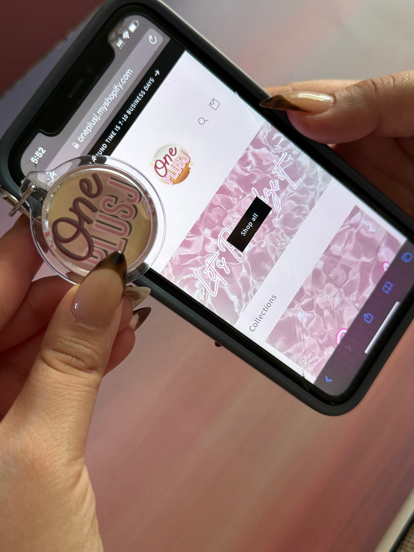 Tap keychain